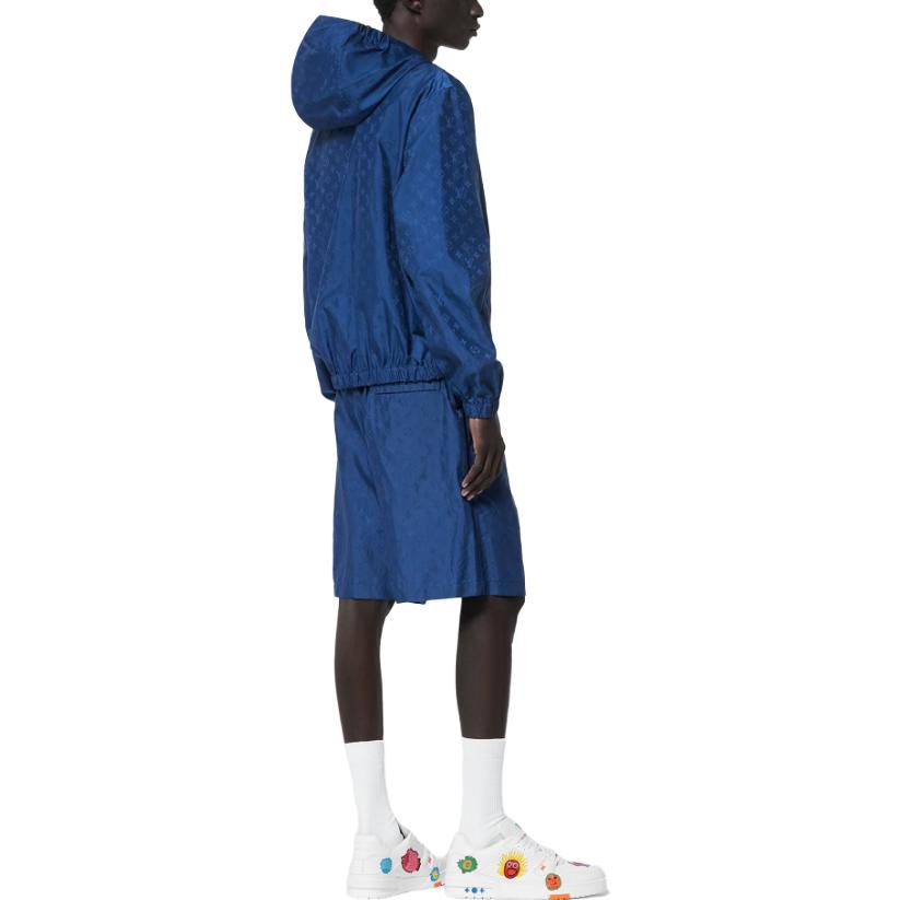 Purchase LOUIS VUITTON x Yayoi Kusama SS23 Celana Pendek Pantai Biru Monogram Pria. 1AB79T