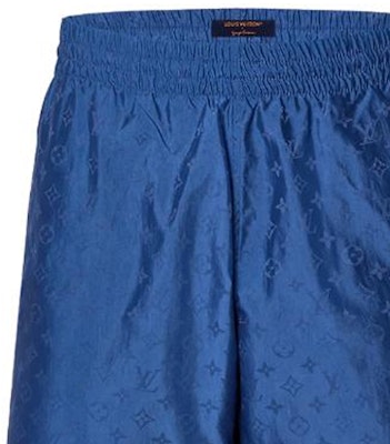 LOUIS VUITTON x Yayoi Kusama SS23 Celana Pendek Pantai Biru Monogram Pria. 1AB79T Sizing LOUIS VUITTON x Yayoi Kusama SS23 Celana Pendek Pantai Biru Monogram Pria. 1AB79T