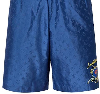 LOUIS VUITTON x Yayoi Kusama SS23 Celana Pendek Pantai Biru Monogram Pria. 1AB79T Cheap LOUIS VUITTON x Yayoi Kusama SS23 Celana Pendek Pantai Biru Monogram Pria. 1AB79T