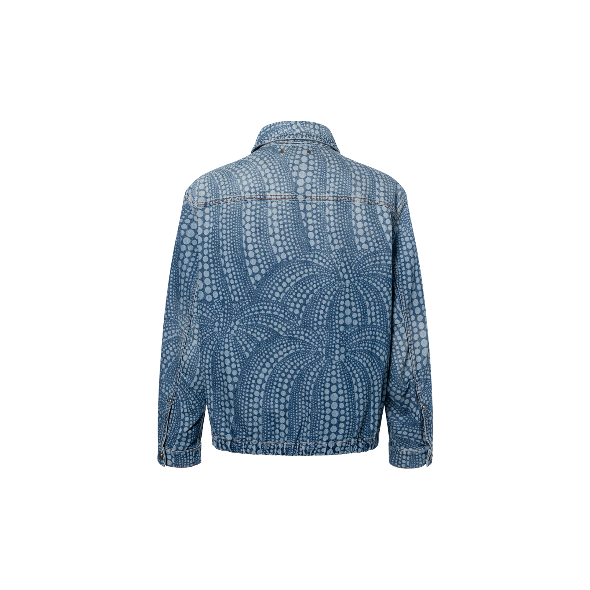 LOUIS VUITTON Yayoi Kusama SS23 Blue Pumpkin Denim Jacket  Edition. 1AB6OO 圖 3