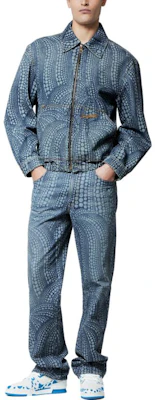 LOUIS VUITTON x Yayoi Kusama SS23 Blue Pumpkin Denim Jacket Edition. 1AB6OO Shop LOUIS VUITTON x Yayoi Kusama SS23 Blue Pumpkin Denim Jacket Edition. 1AB6OO