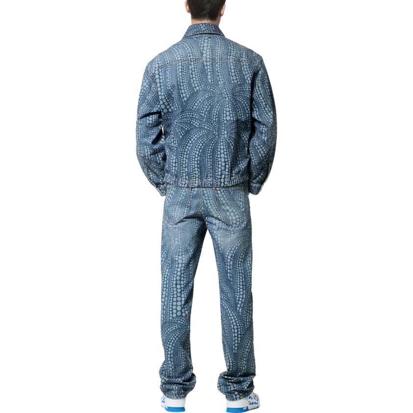 LOUIS VUITTON Yayoi Kusama SS23 Blue Pumpkin Denim Jacket  Edition. 1AB6OO 圖 5