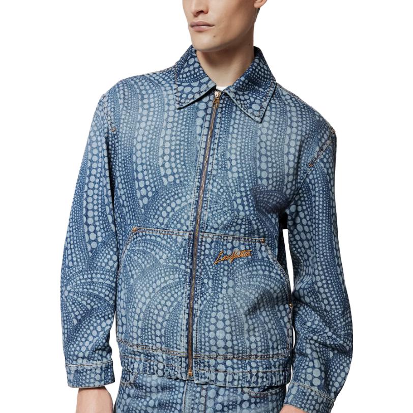 LOUIS VUITTON Yayoi Kusama SS23 Blue Pumpkin Denim Jacket  Edition. 1AB6OO 圖 6