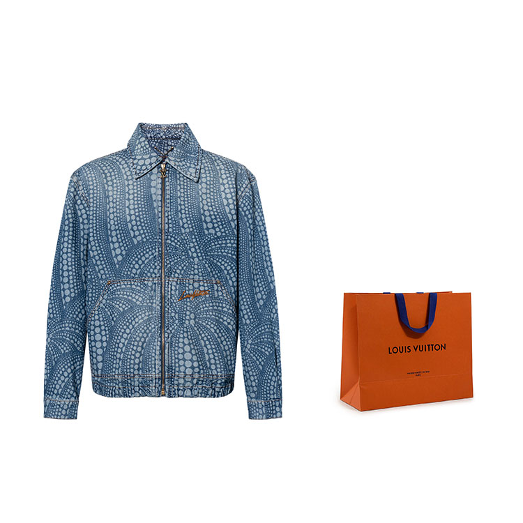 LOUIS VUITTON Yayoi Kusama SS23 Blue Pumpkin Denim Jacket  Edition. 1AB6OO 圖 9