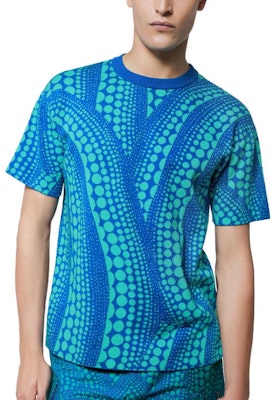 LOUIS VUITTON x Yayoi Kusama SS23 Kaos Logo Wajah Bordir Biru. 1AB6P6 Purchase LOUIS VUITTON x Yayoi Kusama SS23 Kaos Logo Wajah Bordir Biru. 1AB6P6