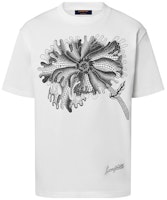 LOUIS VUITTON x Yayoi Kusama SS23 Graphic Floral White Tee Casual Shirt 1AB6IJ LOUIS VUITTON x Yayoi Kusama SS23 Graphic Floral White Tee Casual Shirt 1AB6IJ