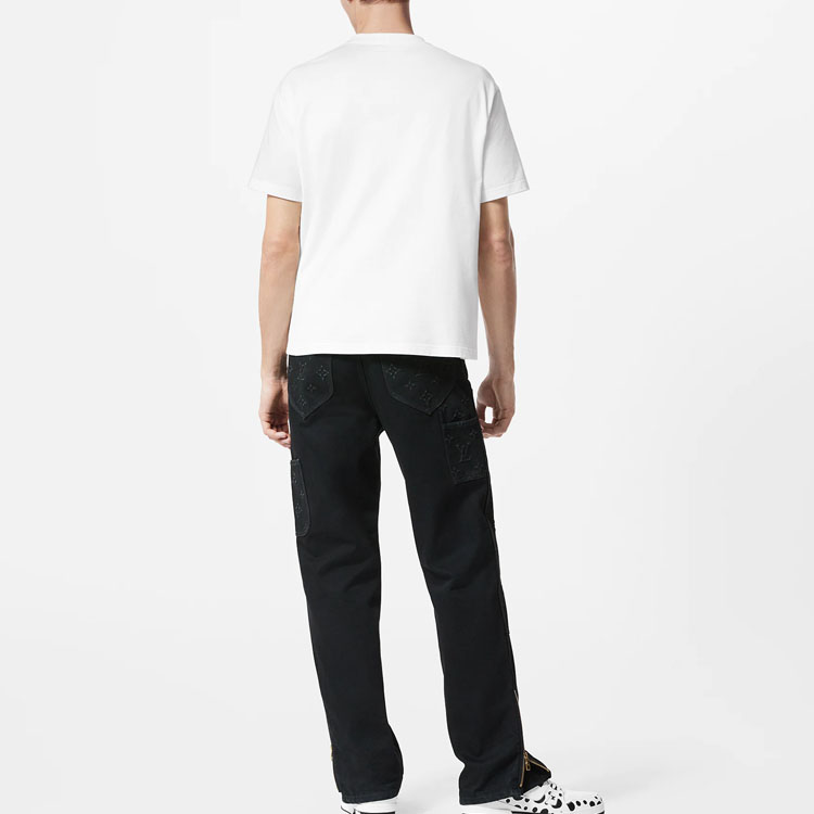 Purchase LOUIS VUITTON x 草間彌生 SS23 圖案花卉白色短袖 休閒T恤 1AB6IJ