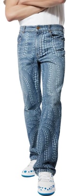 LOUIS VUITTON x Yayoi Kusama SS23 Pumpkin Print Denim Jeans Blue Mens. 1AB6OD Purchase LOUIS VUITTON x Yayoi Kusama SS23 Pumpkin Print Denim Jeans Blue Mens. 1AB6OD