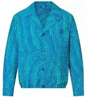LOUIS VUITTON x Yayoi Kusama SS23 Pumpkin Print Jacket Blue Casual Blazer 1AB8HS LOUIS VUITTON x Yayoi Kusama SS23 Pumpkin Print Jacket Blue Casual Blazer 1AB8HS