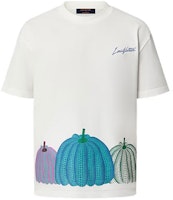 LOUIS VUITTON x Yayoi Kusama SS23 White Pumpkin Logo Print T-Shirt 1AB74Y LOUIS VUITTON x Yayoi Kusama SS23 White Pumpkin Logo Print T-Shirt 1AB74Y