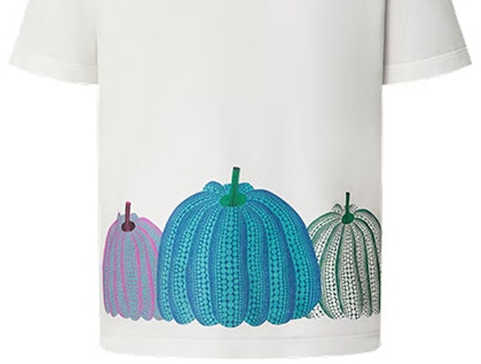ルイ・ヴィトン x 草間彌生 SS23 ホワイトパンプキン ロゴプリントTシャツ 1AB74Y Cheap ルイ・ヴィトン x 草間彌生 SS23 ホワイトパンプキン ロゴプリントTシャツ 1AB74Y