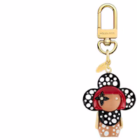 Order LOUIS VUITTON x Yayoi Kusama Vivienne Keychain Metal Wood Unisex Multicolor M01145