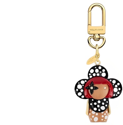 LOUIS VUITTON x Yayoi Kusama Vivienne Keychain Metal Wood Unisex Multicolor M01145 Order LOUIS VUITTON x Yayoi Kusama Vivienne Keychain Metal Wood Unisex Multicolor M01145