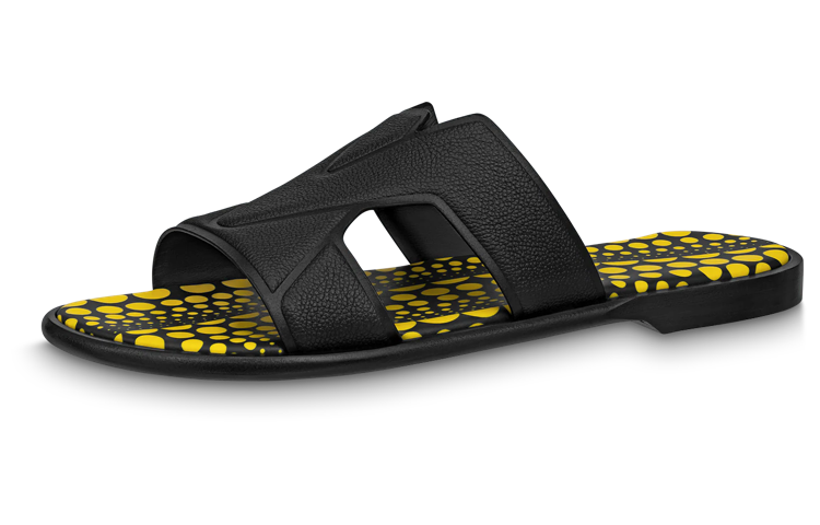 Louis Vuitton Yayoi Kusama x Slide 'Black Yellow' 1ABD6J