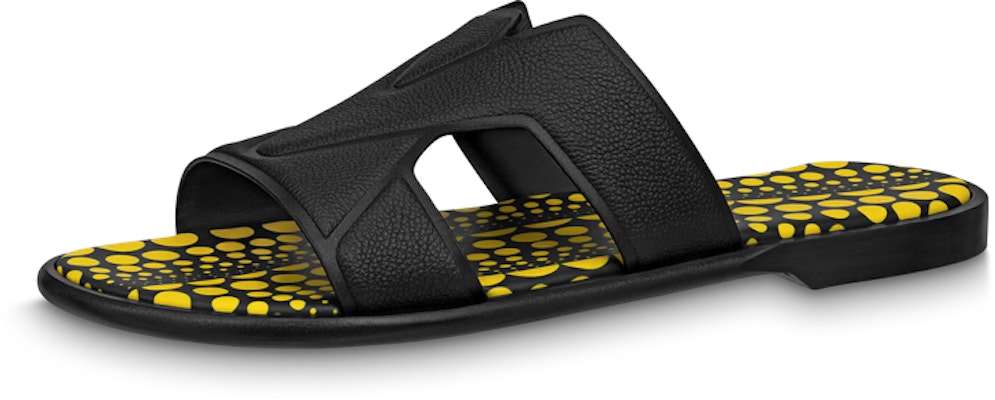 Louis Vuitton Yayoi Kusama x Slide 'Black Yellow' 1ABD6J Buy Louis Vuitton Yayoi Kusama x Slide 'Black Yellow' 1ABD6J