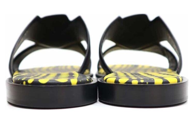 Shop Louis Vuitton Yayoi Kusama x Slide 'Black Yellow' 1ABD6J
