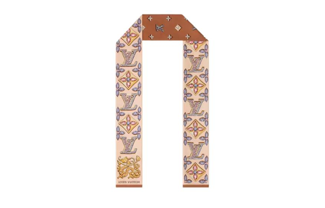 Louis Vuitton Year of the Dragon Monogram Print Headband Unisex Brown M79477 圖 2