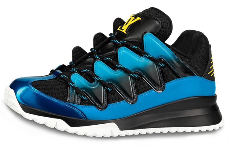 Louis Vuitton Zig Zag Sneakers 'Black Blue' 1A49AN