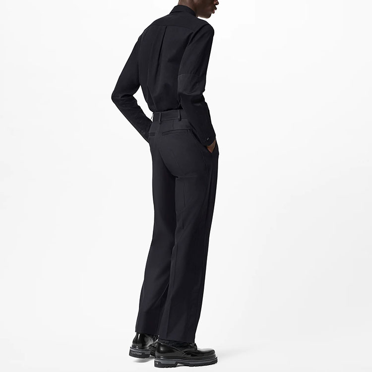 LOUIS VUITTON Zip Pocket Long Sleeve Shirt Black 1A99XT 圖 4