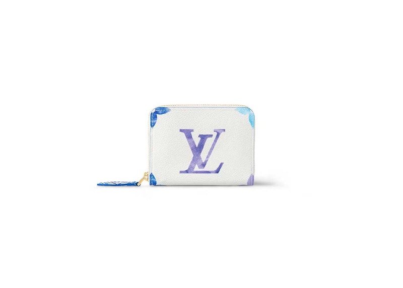 Buy 路易威登蓝色Zippy硬币钱包