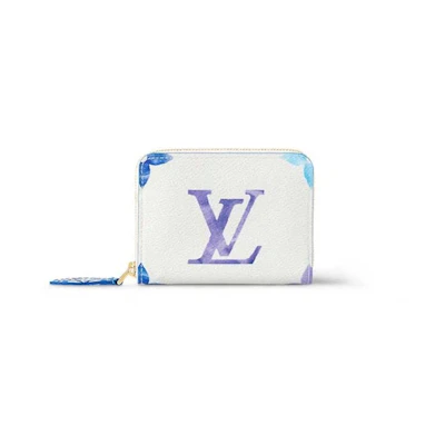 Louis Vuitton Zippy Coin Purse Blue