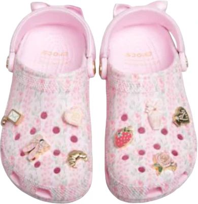 LoveShackFancy x Crocs 经典渔夫鞋 粉色牛奶 212706-6ZW Shop LoveShackFancy x Crocs 经典渔夫鞋 粉色牛奶 212706-6ZW