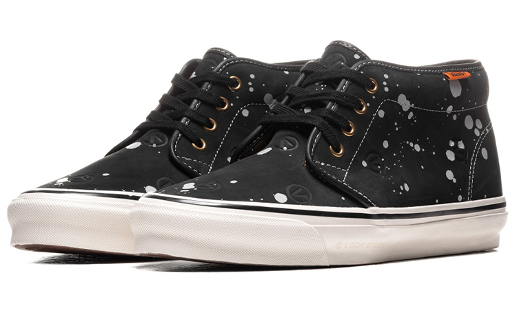 Shop LQQK Studios x Vans OG Chukka Boot LX 'Circle V - Splatter Black' VN0A5FBV2SQ