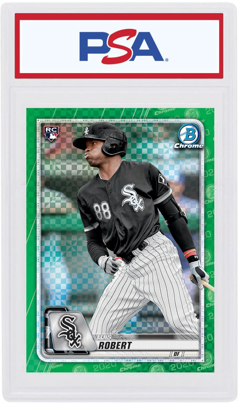 Luis Robert 2020 Bowman Chrome X Rookie Green X-Fractor /31 #8