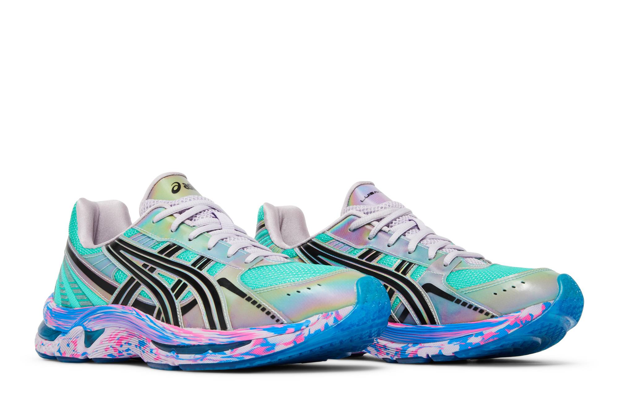 Cheap Luisaviaroma x ASICS Gel Kyrios 'Iridescent' Sepatu Pria 1201A402-301