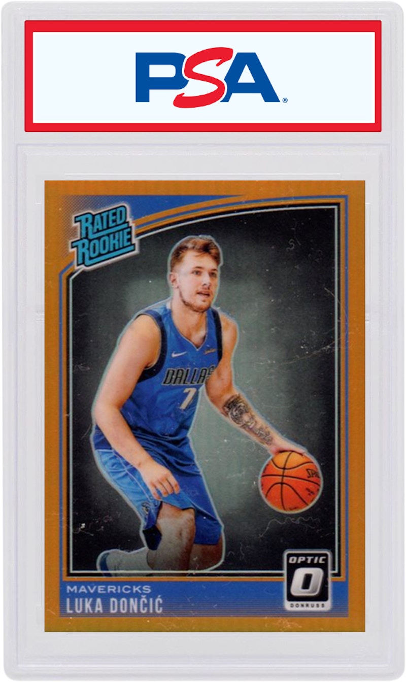 Luka Doncic 2018 Donruss Optic Rookie Orange /199 #177
