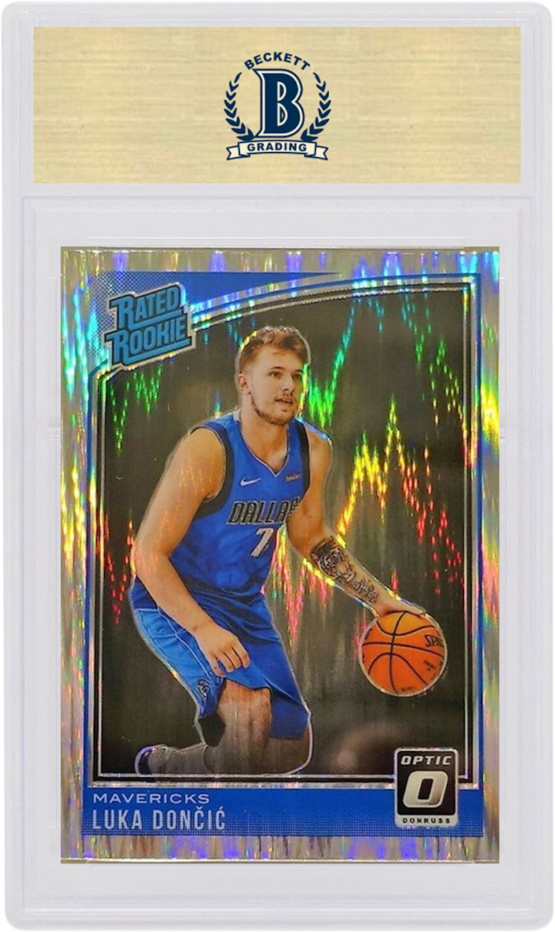 Order Luka Doncic 2018 Donruss Optic Rookie Shock #177 Tarjeta Rookie Baloncesto.