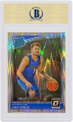Luka Doncic 2018 Donruss Optic Rookie Shock #177 Order Luka Doncic 2018 Donruss Optic Rookie Shock #177