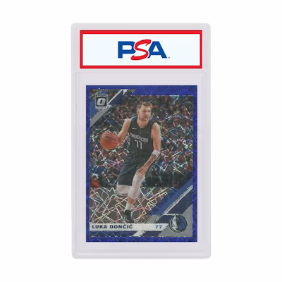 Luka Doncic 2019 Donruss Optic Blue Velocity #16