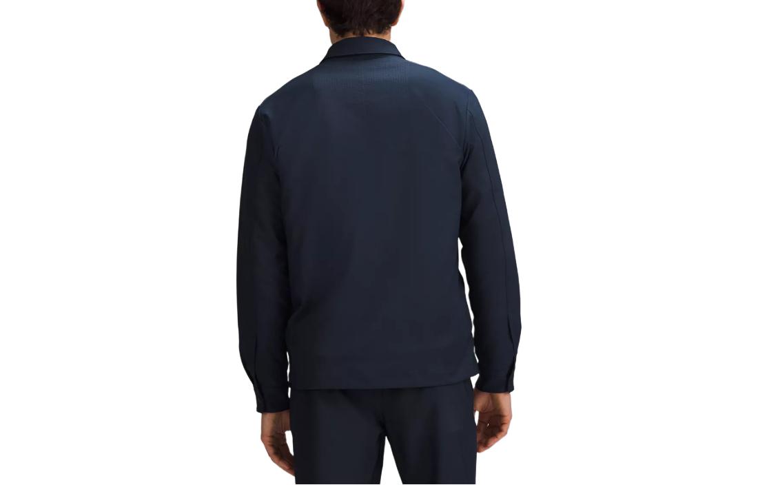 Lookbook Lululemon Jaket Panjang Rajutan Tech-Woven dengan Resleting. LM3ELES