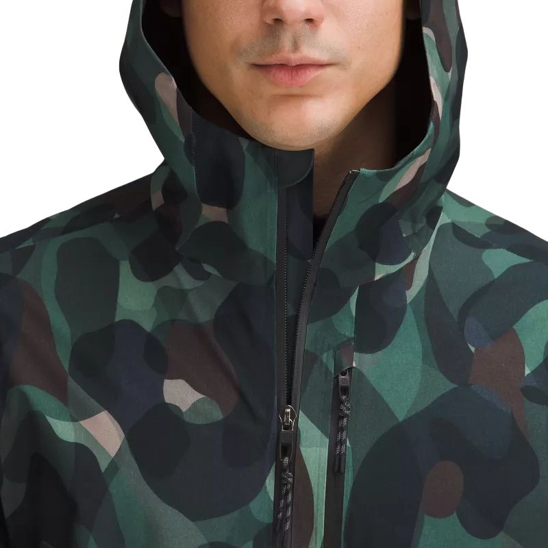 Lululemon  Glyde City-to-Hike Camo Waterproof Windproof Hooded Jacket. LM4AQTS 圖 5