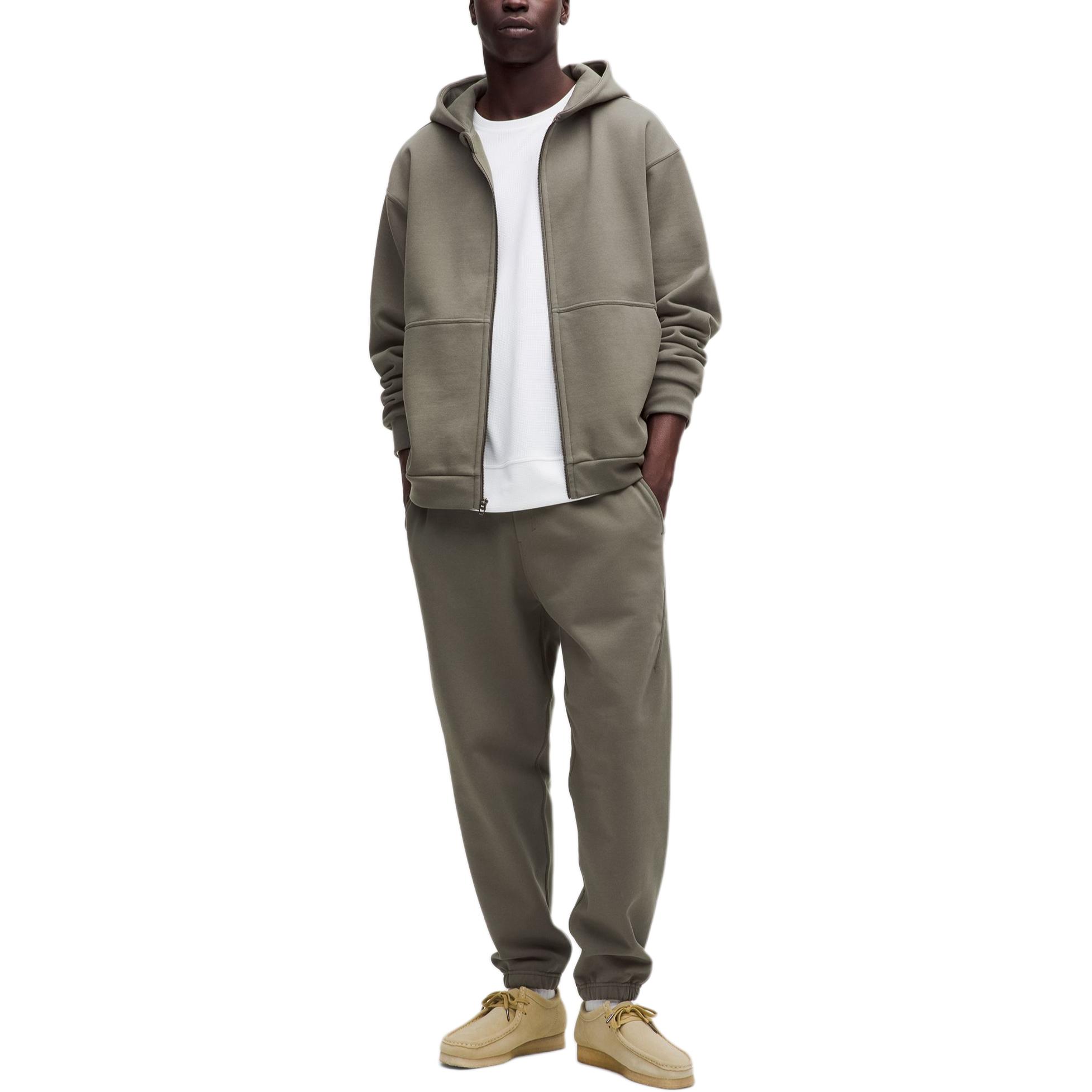 Shop Lululemon 厚重拉鍊連帽長袖外套 LM3FAOS