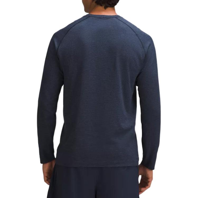 Details for Lululemon Baju Metal Vent Tech Lengan Panjang - Crewneck Bernafas Lelaki LM3FHKS