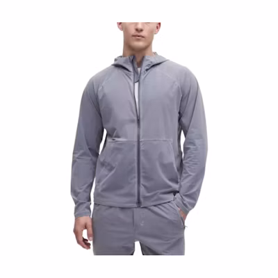 Lululemon Pace Breaker Full-Zip Hoodie Jacket Washed Shale Blue. LM4AQUS