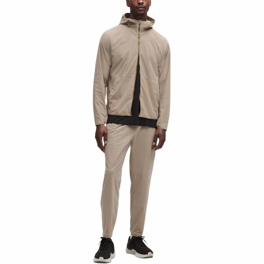 Lookbook Lululemon Pace Breaker 全拉鍊連帽外套 洗滌頁岩藍 LM4AQUS