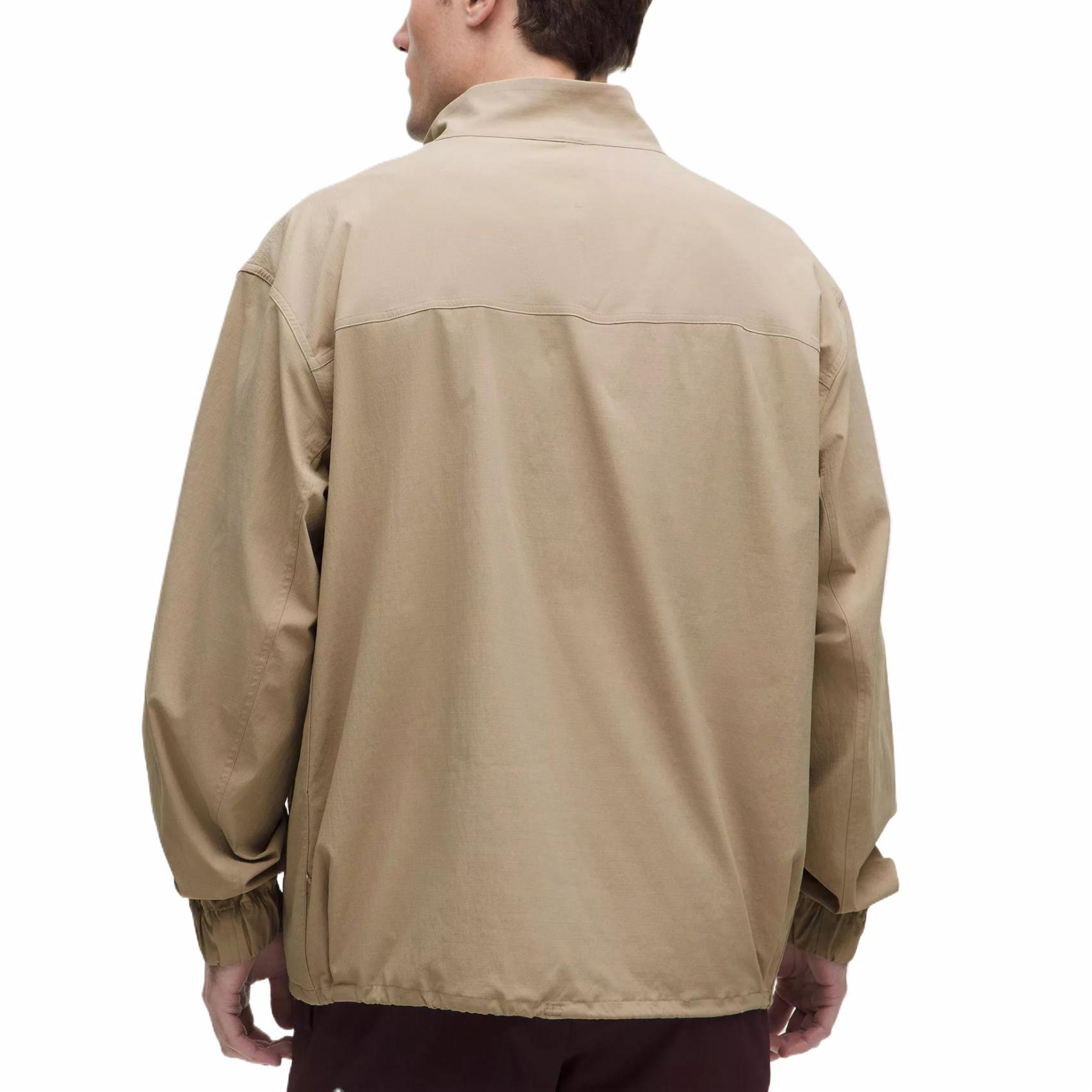 Cheap Lululemon 寬鬆版型 防撕裂 工裝風休閒時尚外套 防風夾克 LM3FK5S