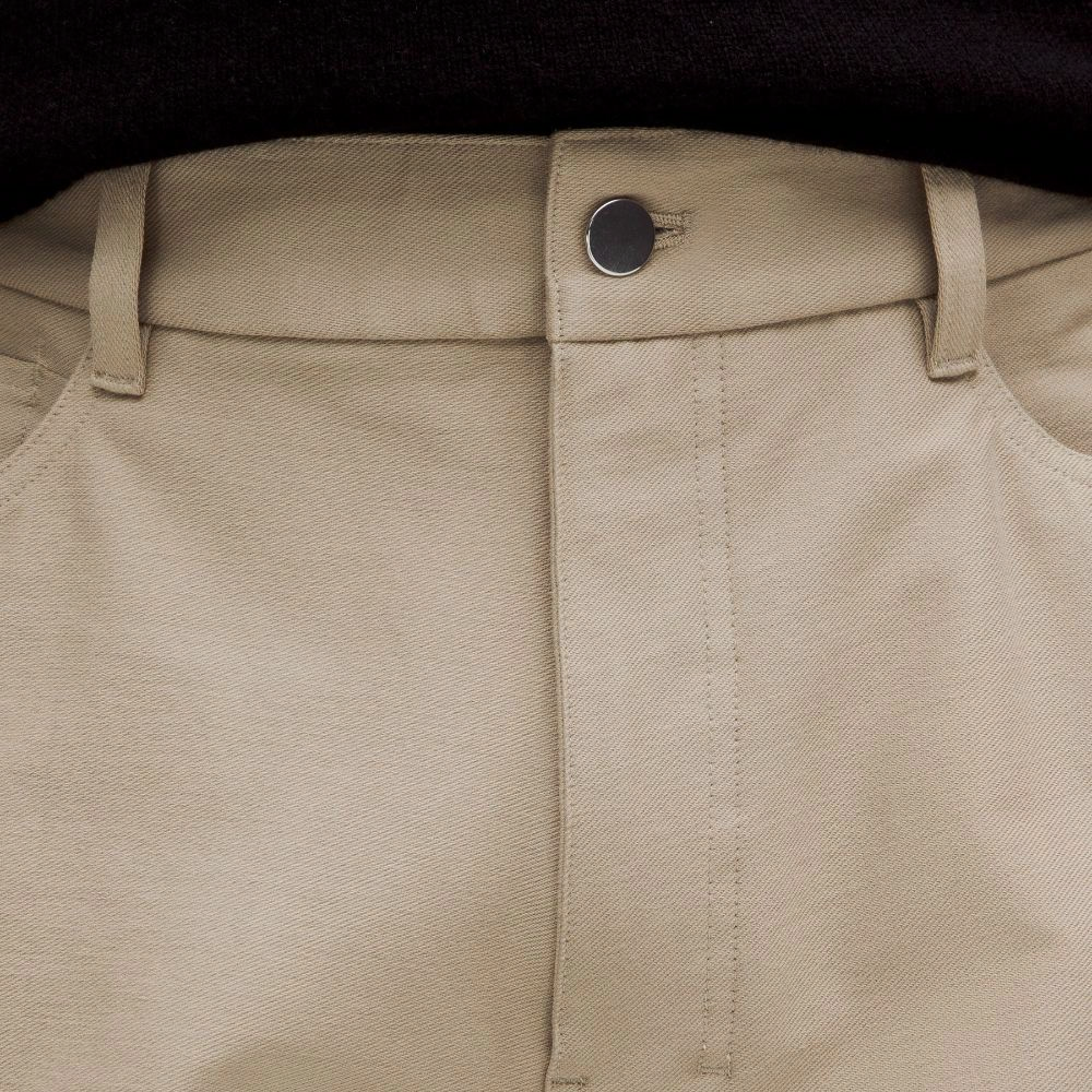 Shop Lululemon 纯色宽松快干拉链休闲裤 LM5B96S