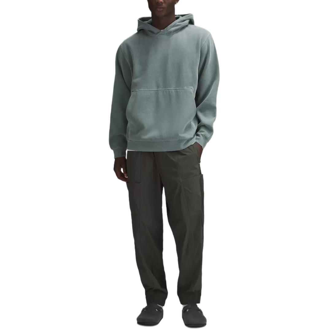 Lululemon  Steady State Pullover Hoodie Soft Breathable Wash Black Pine. LM3FAGS