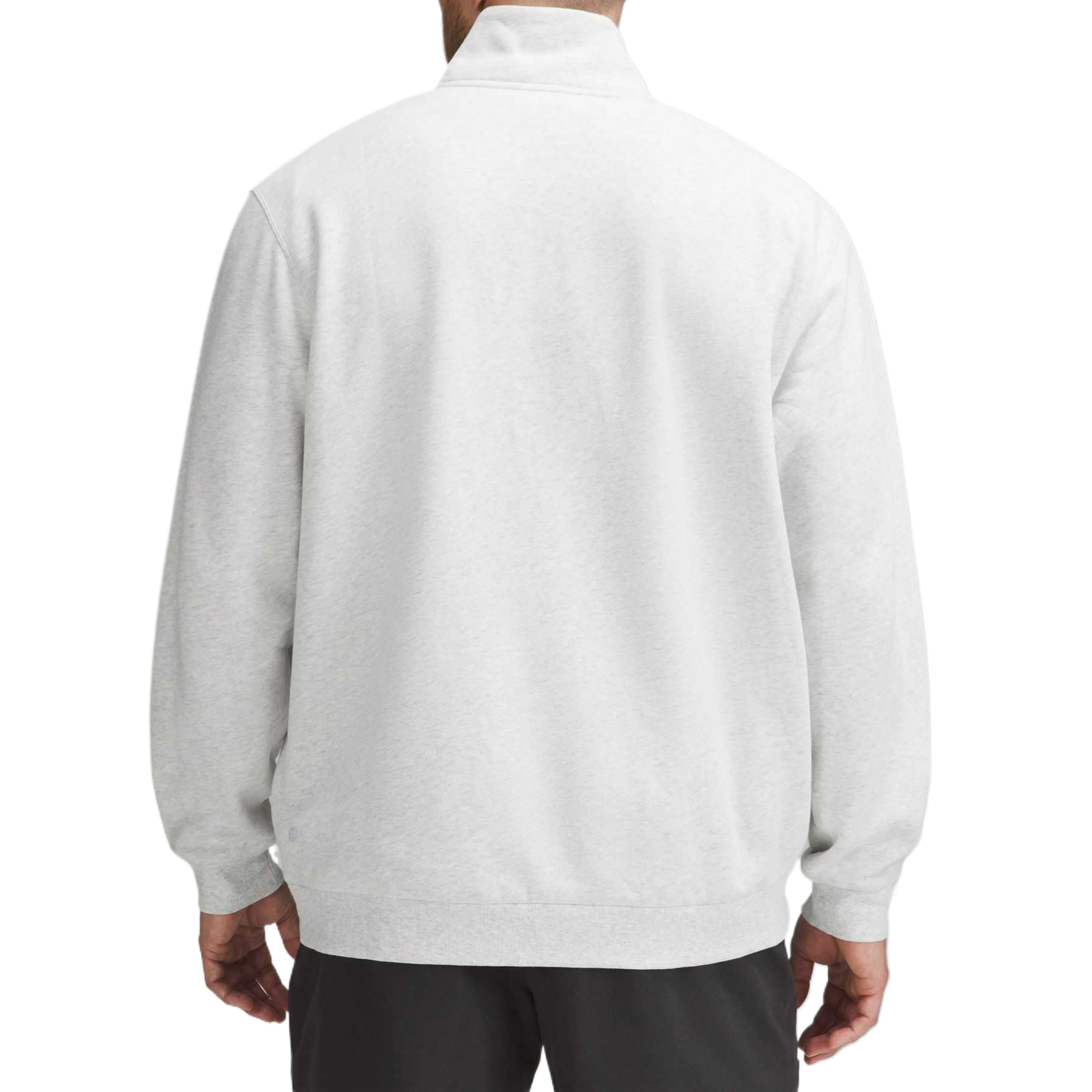 Lookbook Lululemon 稳定狀態長袖拉鍊外套 灰霧釉 LM3FATS