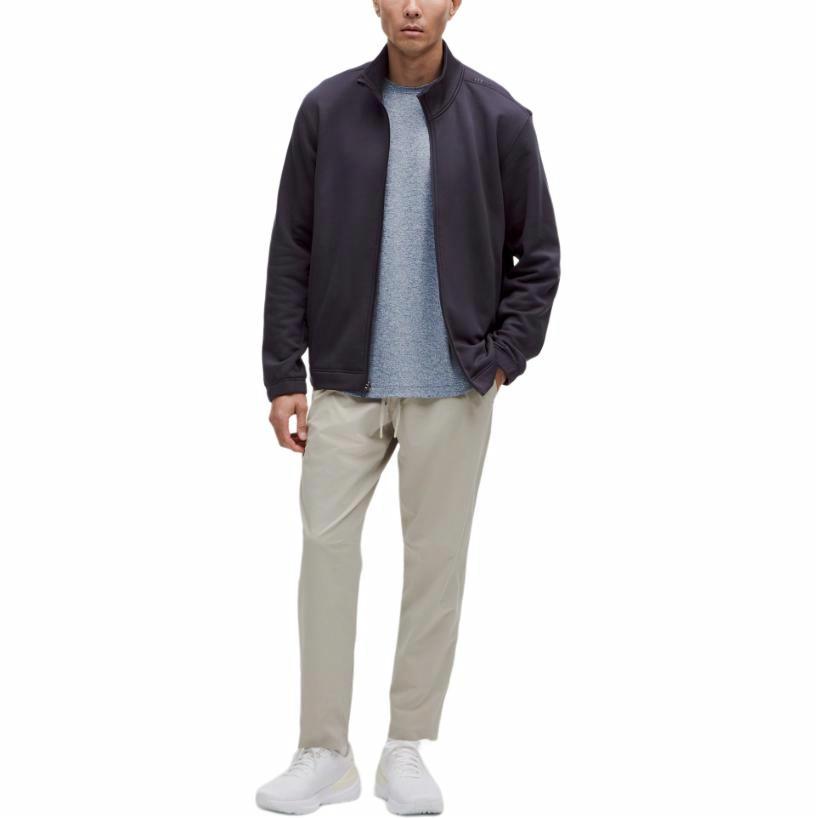 Lookbook Lululemon 运动羊毛夹克黑色 - 舒适保暖吸汗外套 LM3FQCS