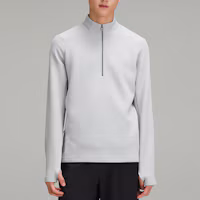 Details for Lululemon 華夫格紋Rulu半拉鍊純色休閒連帽衫 LM3EX7S