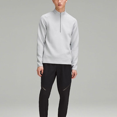 Lululemon 华夫针织Rulu半拉链纯色休闲卫衣. LM3EX7S Sizing Lululemon 华夫针织Rulu半拉链纯色休闲卫衣. LM3EX7S