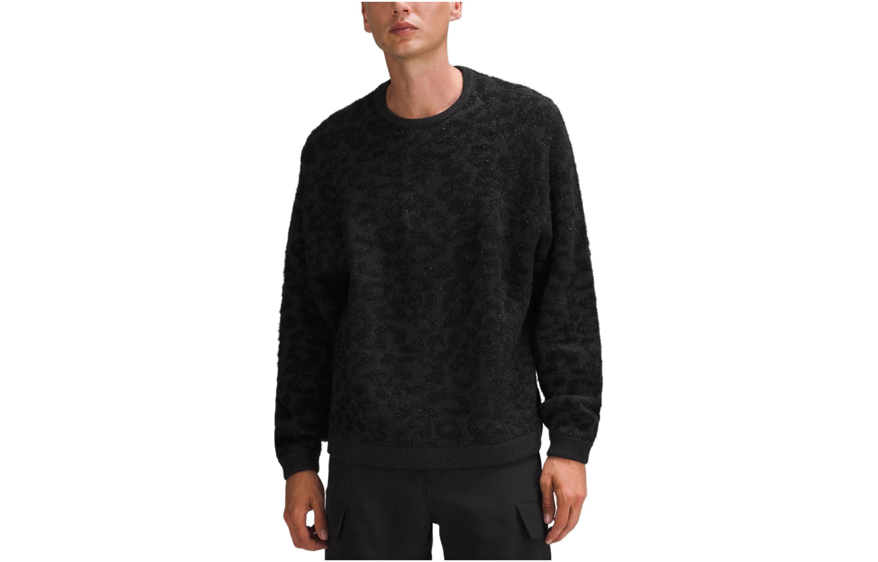 Order Lululemon 羊毛混纺圆领印花针织毛衣 LM3EO1S