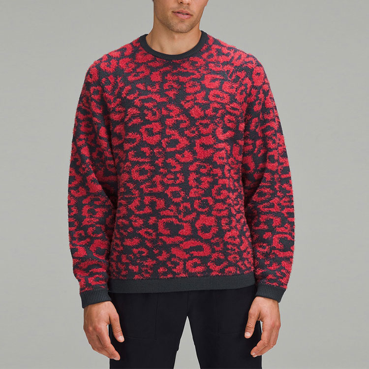 Details for Lululemon 羊毛混纺圆领印花针织毛衣 LM3EO1S