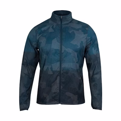 Lululemon Active Glyde™ Reflective Camo Detachable Hood Jacket Blue/Silver LM4843S