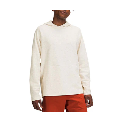 Lululemon At Ease Logo Textured Pocket Hoodie Pullover Men LM3DBIS